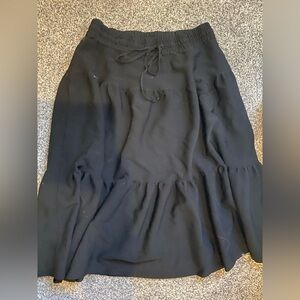 Aparallel Layered Black Women's Skirt